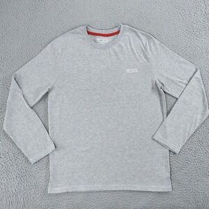 TUMI x Air India Shirt Mens S/M Gray Long Sleeve Crewneck Logo Travel Comfort